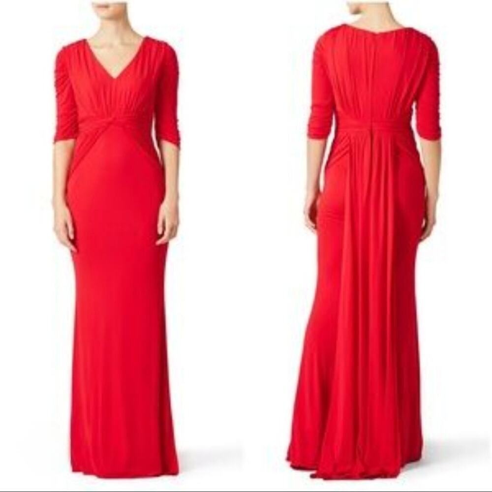 Badgley Mischka Layla A-line Maxi Gown‎